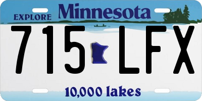 MN license plate 715LFX