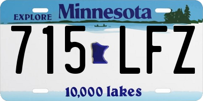 MN license plate 715LFZ