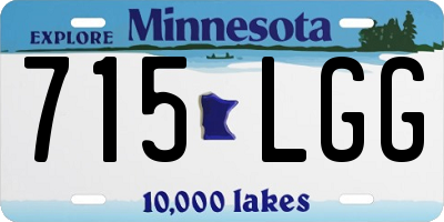 MN license plate 715LGG