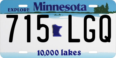 MN license plate 715LGQ