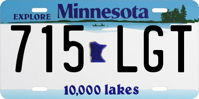 MN license plate 715LGT