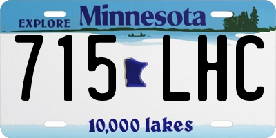 MN license plate 715LHC