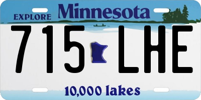 MN license plate 715LHE