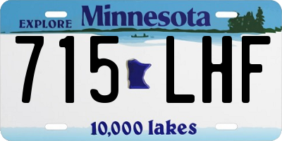 MN license plate 715LHF