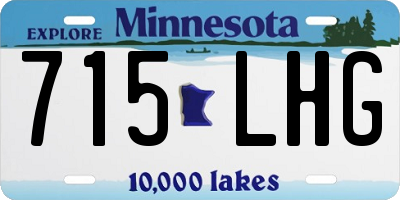 MN license plate 715LHG