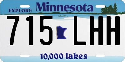 MN license plate 715LHH