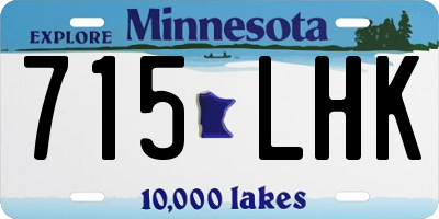 MN license plate 715LHK