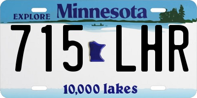 MN license plate 715LHR