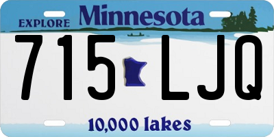 MN license plate 715LJQ