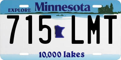 MN license plate 715LMT