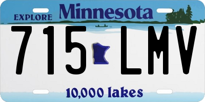 MN license plate 715LMV