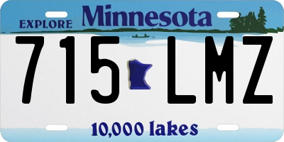 MN license plate 715LMZ