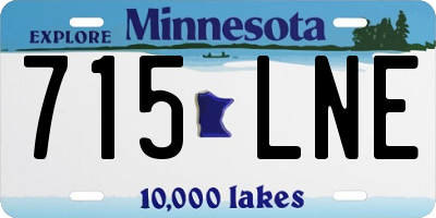 MN license plate 715LNE