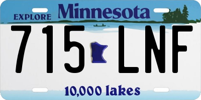 MN license plate 715LNF