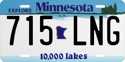 MN license plate 715LNG