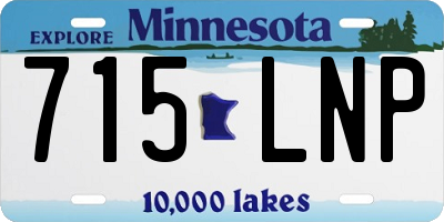 MN license plate 715LNP