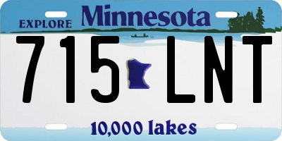 MN license plate 715LNT