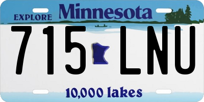 MN license plate 715LNU