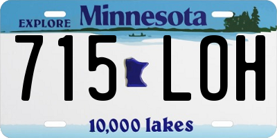 MN license plate 715LOH