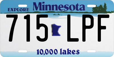 MN license plate 715LPF