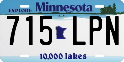 MN license plate 715LPN