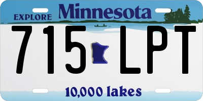 MN license plate 715LPT