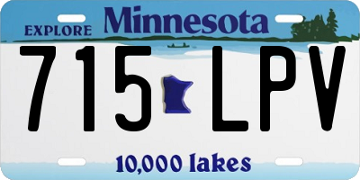 MN license plate 715LPV