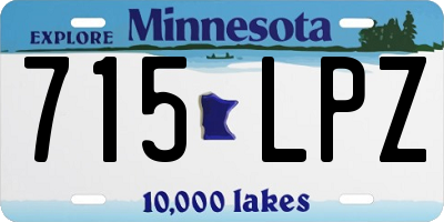 MN license plate 715LPZ