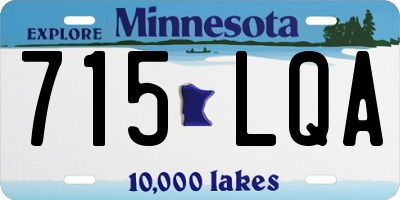 MN license plate 715LQA