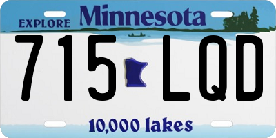 MN license plate 715LQD