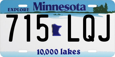 MN license plate 715LQJ