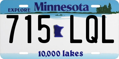 MN license plate 715LQL