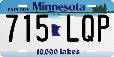 MN license plate 715LQP