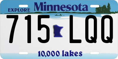 MN license plate 715LQQ