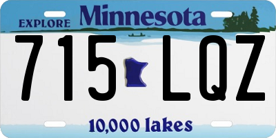 MN license plate 715LQZ