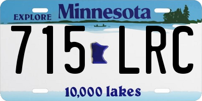 MN license plate 715LRC