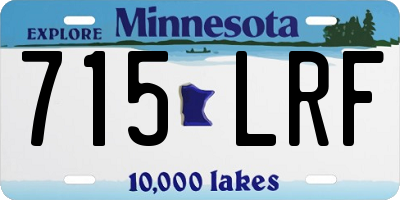MN license plate 715LRF
