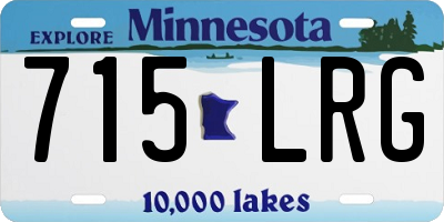 MN license plate 715LRG
