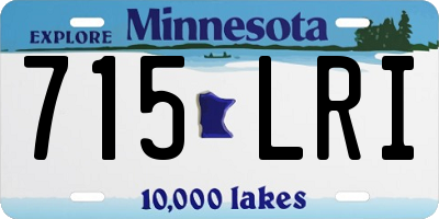 MN license plate 715LRI