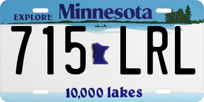 MN license plate 715LRL