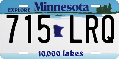 MN license plate 715LRQ