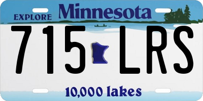 MN license plate 715LRS