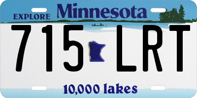 MN license plate 715LRT