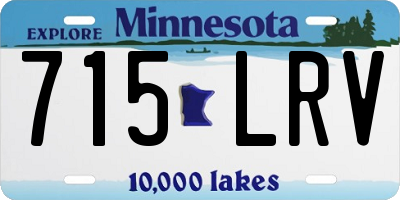 MN license plate 715LRV
