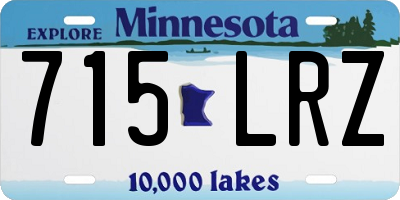 MN license plate 715LRZ