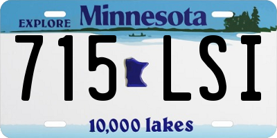 MN license plate 715LSI