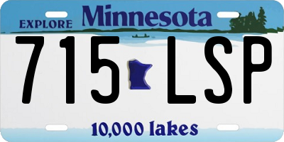 MN license plate 715LSP
