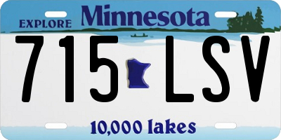 MN license plate 715LSV
