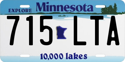 MN license plate 715LTA