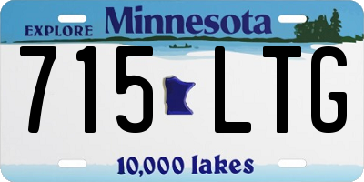 MN license plate 715LTG